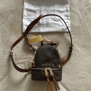 New Michael Kors mini backpack